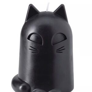 Halloween Black Cat Unscented Candle